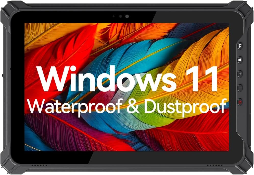 TABLET INDUSTRIAL T10W-2D | Windows Pro 10.1" | ESCÁNER 2D Integrado | ERP, Almacén, Obra