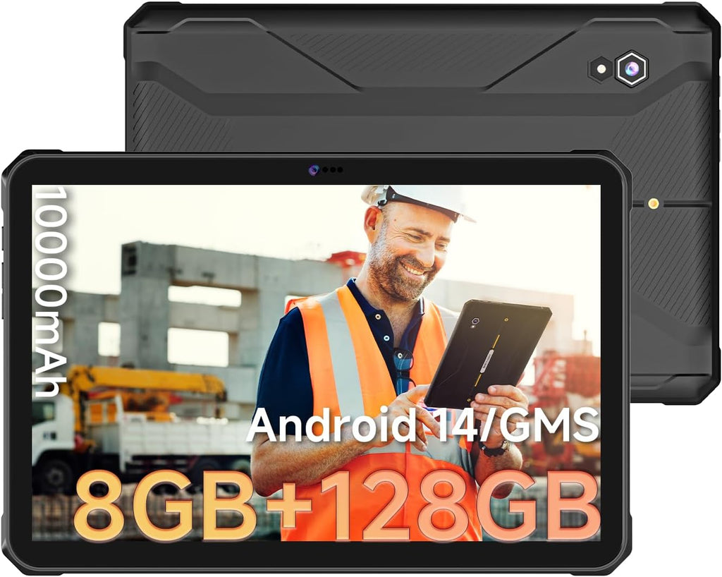 TABLET RESISTENTE T1 MAX | ANDROID 14 | 10.95" FHD | 10000mAh | 8GB+128GB